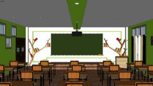 教室室SU模型