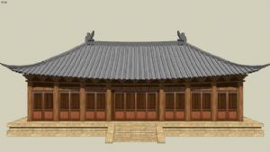 寺庙宫殿古建SU模型