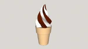冰淇淋食品SU模型