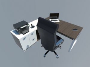 办公家具IKSU模型