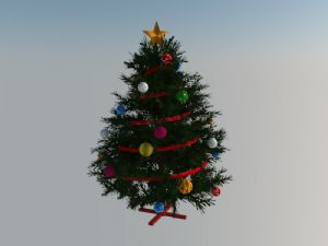 圣诞树SU模型