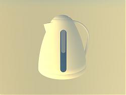 电热烧水壶热水壶SU模型