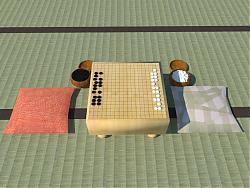 日式围棋五子棋SU模型