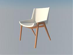 木质椅子SU模型