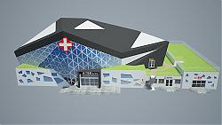 医院建筑SU模型