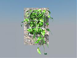 绿植墙-垂直绿化su模型免费下载