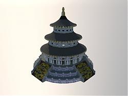 中国天坛古建筑SU模型