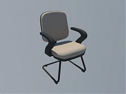 办公椅扶手椅电脑椅SU模型