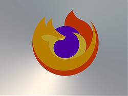 火狐Logo标志SU模型