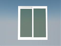 玻璃窗窗户窗子SU模型