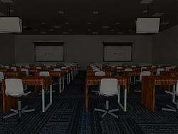 电教室会议厅SU模型