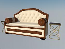 欧式沙发SU模型