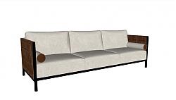 后现代沙发SU模型