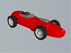 法拉利赛车汽车SU模型