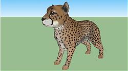 豹子动物SU模型