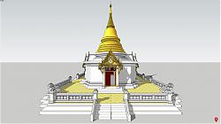 泰国寺庙建筑SU模型