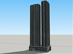 高层商业建筑SU模型