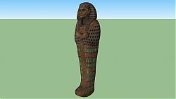 埃及法老石棺人物SU模型