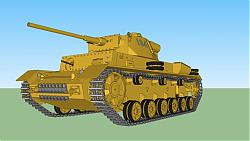 履带坦克SU模型