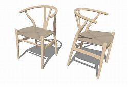 扶手椅家具椅子SU模型