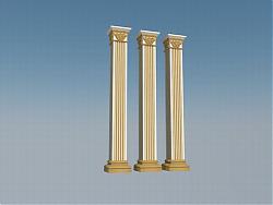 外装饰柱装饰柱罗马柱SU模型
