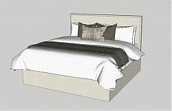 床铺家具SU模型