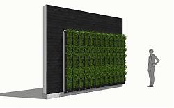 绿植墙垂直绿化SU模型