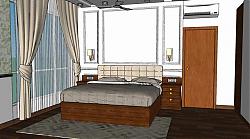 房间卧室SU模型