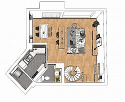 小型公寓家装住宅空间模型下载
