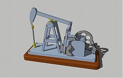 油泵开采石油SU模型