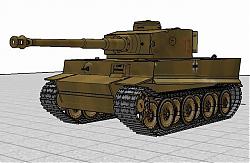 二战德国坦克SU模型