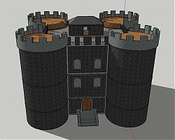 城堡建筑SU模型