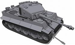 德军虎式坦克SU模型