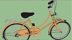 自行车单车交通工具SU模型