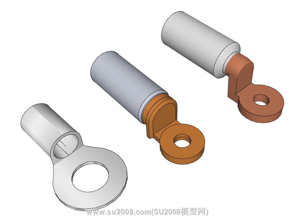 电缆末端连接线鼻子su模型 1