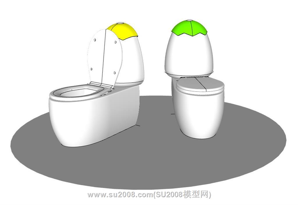 儿童马桶的su模型 1