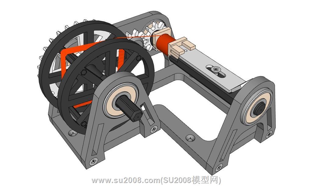 SU模型之绞线机机械，打造工业设计新高度 1