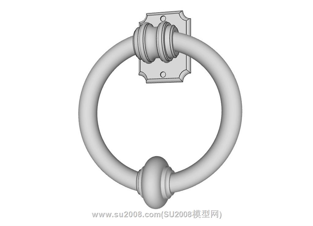 金属门环的su模型 1