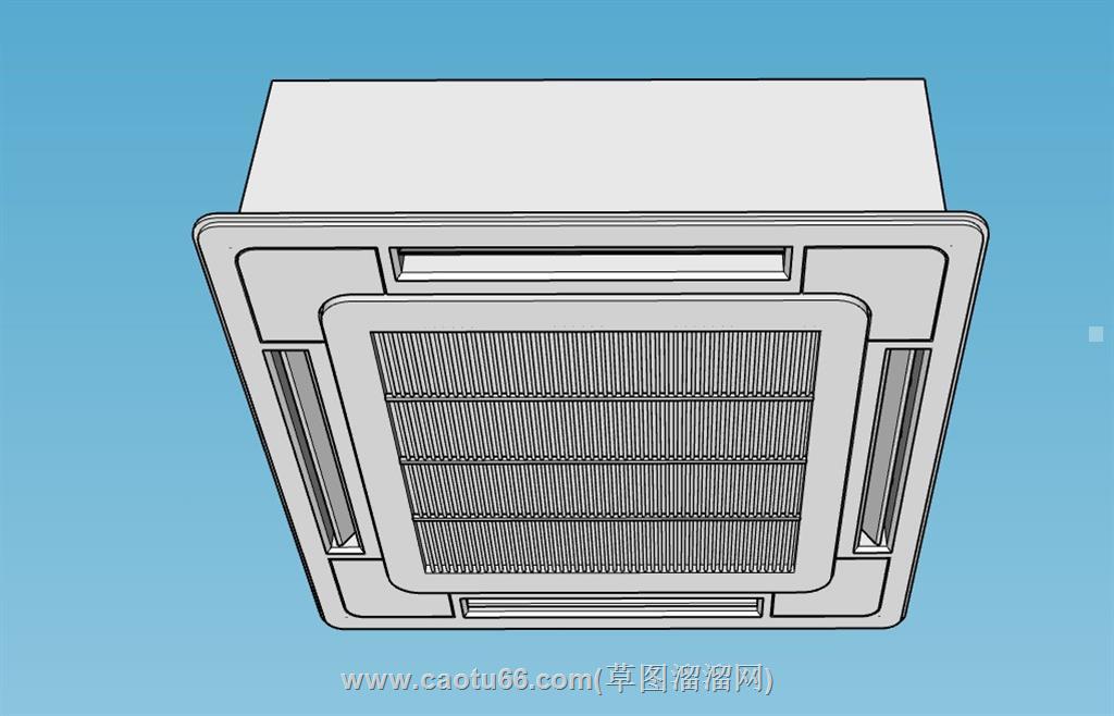 空调风扇的su模型 1