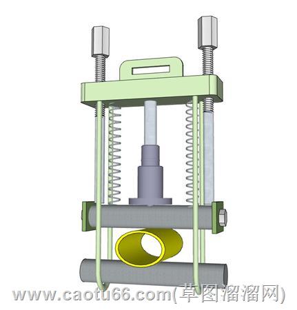 PE管件挤压装置su模型 1