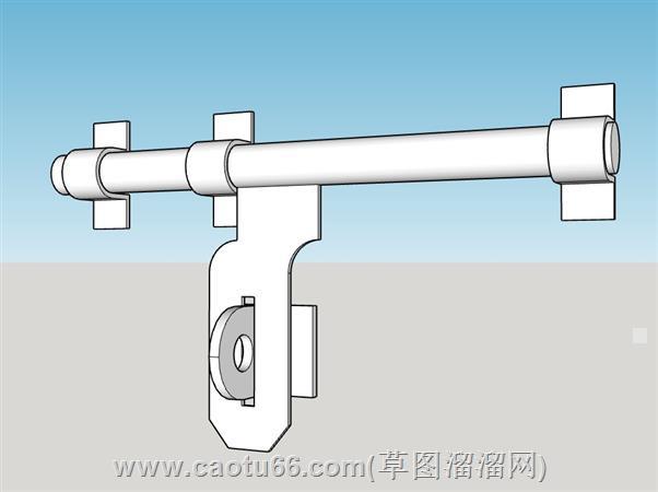 门闩门栓su模型 1