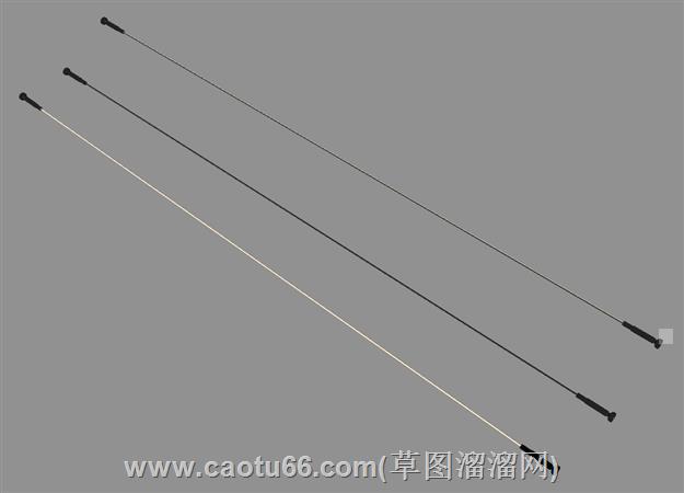 天际线灯洗墙灯su模型 1