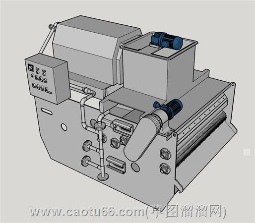 压滤机机械su模型 1