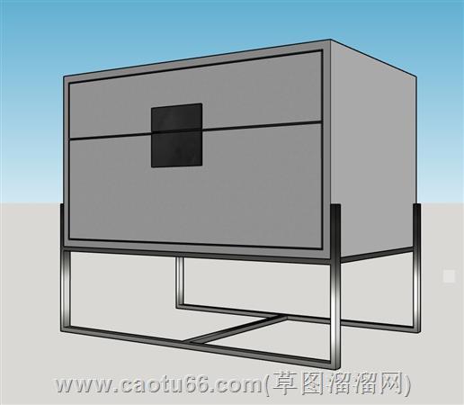 边柜方柜su模型