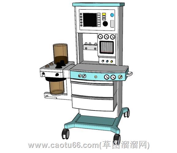 麻醉医疗设备su模型 1