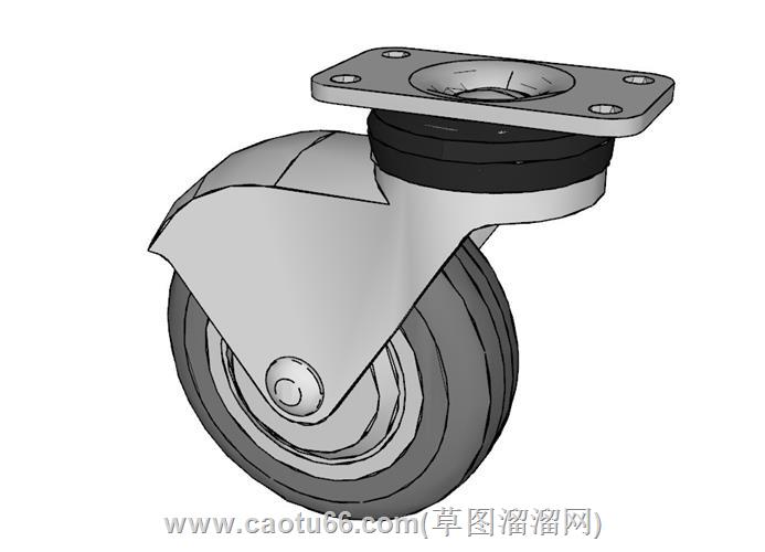 万向轮转向轮su模型 1