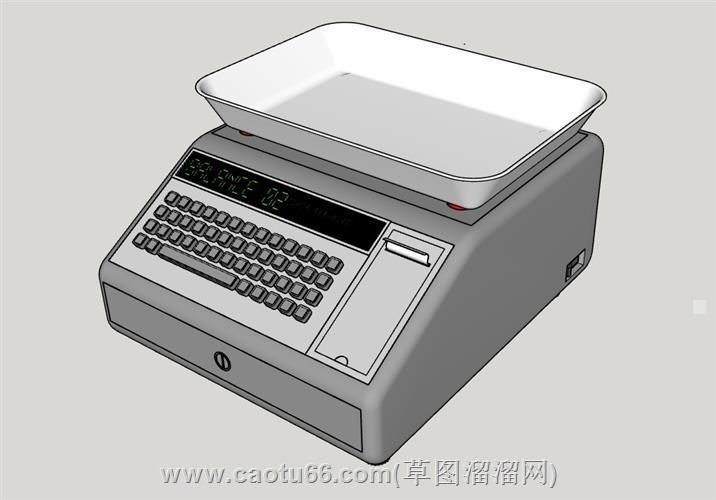 电子秤数字指示秤su模型 1