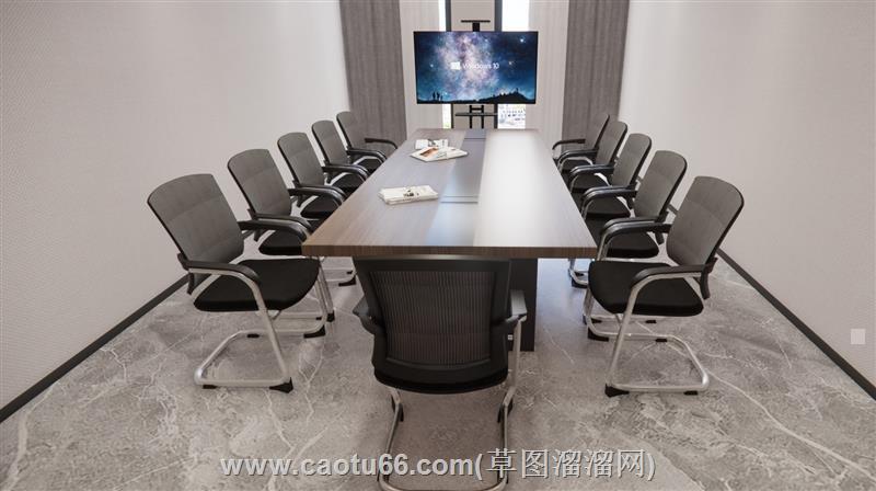 会议室会议桌su模型 1