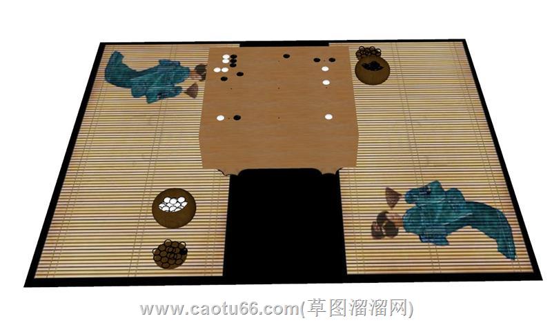 五子棋盘su模型 1