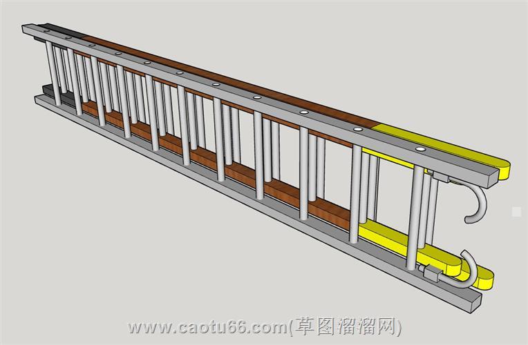 消防梯skp模型 1